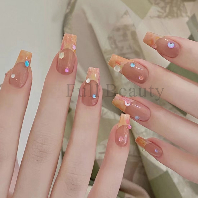 6 rešetki Sirena Rhinestone Ukrasi za nokte u mješovitim bojama Akrilni nokti Flatback Kristalne okrugle perle Aurora šarm Dodaci Dijelovi