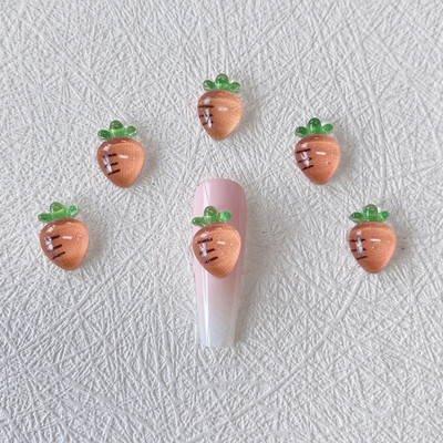30GAB 3D augļu nagu mākslas piekariņi persiku ķiršu zemeņu Kawaii aksesuāri vasaras nagu dekorēšanai dizaina izejmateriālu materiālu rīks