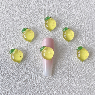 30GAB 3D augļu nagu mākslas piekariņi persiku ķiršu zemeņu Kawaii aksesuāri vasaras nagu dekorēšanai dizaina izejmateriālu materiālu rīks