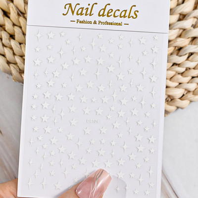 3D metalne srebrne plamene naljepnice za nokte zlatno bronzing prugaste linije klizači dizajn manikura francuski nail art ukrasna naljepnica #Y2K