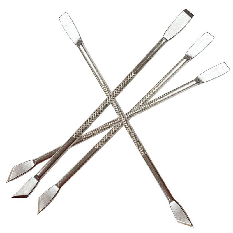 Dvostrani potiskivač zanoktica od nehrđajućeg čelika Sredstvo za uklanjanje mrtve kože za pedikuru manikuru Sredstvo za čišćenje noktiju Alat za njegu