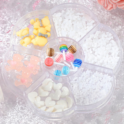 1BOX 3D Bowknot nagu mākslas piekariņi, sveķu jaukta loka dizaina nagu mākslas dekorēšana manikīram, rotaslietas, rotaslietas, rotaslietas.