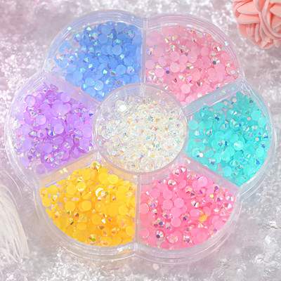 1BOX 3D Bowknot nagu mākslas piekariņi, sveķu jaukta loka dizaina nagu mākslas dekorēšana manikīram, rotaslietas, rotaslietas, rotaslietas.