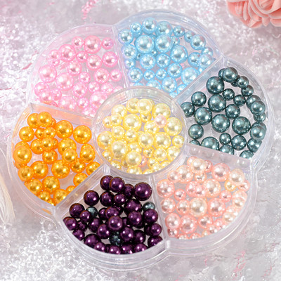 1BOX 3D Bowknot nagu mākslas piekariņi, sveķu jaukta loka dizaina nagu mākslas dekorēšana manikīram, rotaslietas, rotaslietas, rotaslietas.