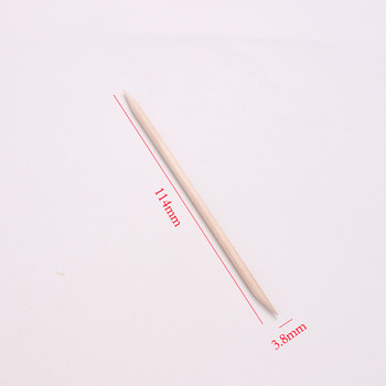 Νέο 100 τμχ/σετ 50 τμχ/σετ Orange Women Lady Nail Art Wood Stick Cuticle Pusher Remover Pedicure Tool Manicure