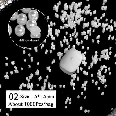 1 vrećica Mješovita šarena želatinasta traka Bowknot Nail Art šarm 3D prozirni bomboni Šareni ukrasi za nokte DIY dijelovi za nokte