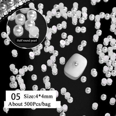 1 vrećica Mješovita šarena želatinasta traka Bowknot Nail Art šarm 3D prozirni bomboni Šareni ukrasi za nokte DIY dijelovi za nokte