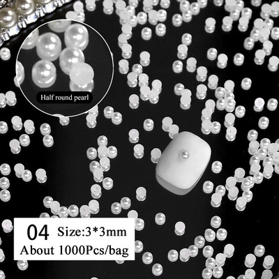 1 vrećica Mješovita šarena želatinasta traka Bowknot Nail Art šarm 3D prozirni bomboni Šareni ukrasi za nokte DIY dijelovi za nokte