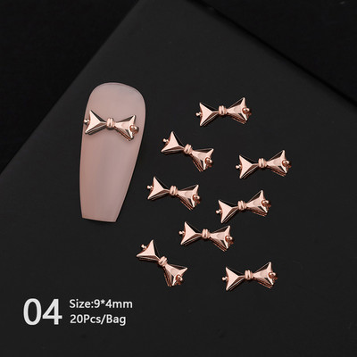 1 vrećica Mješovita šarena želatinasta traka Bowknot Nail Art šarm 3D prozirni bomboni Šareni ukrasi za nokte DIY dijelovi za nokte