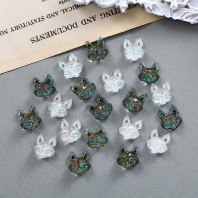 50 gab. Lielapjoma rožu loku nagu mākslas sveķu rotājumi jaukti nagu rhinestones piekariņi, DIY Kawaii aksesuāri, manikīra piederumi