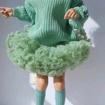Tutu Φούστα Για Κορίτσια Τούρτα Tutu Pettiskirt Μίνι Φούστα Χορού Πριγκίπισσα Γενέθλια Μπάλα Φόρεμα Παιδικά Παιδικά Ρούχα Τούλι Φούστες