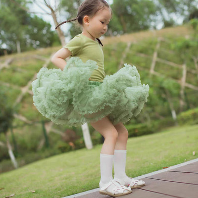 Tutu szoknya Lányoknak Torta Tutu Pettiszoknya Táncos Miniszoknya Születésnapi Princess Ball Ruha Gyerek Gyerek Ruhák Tüll Szoknyák