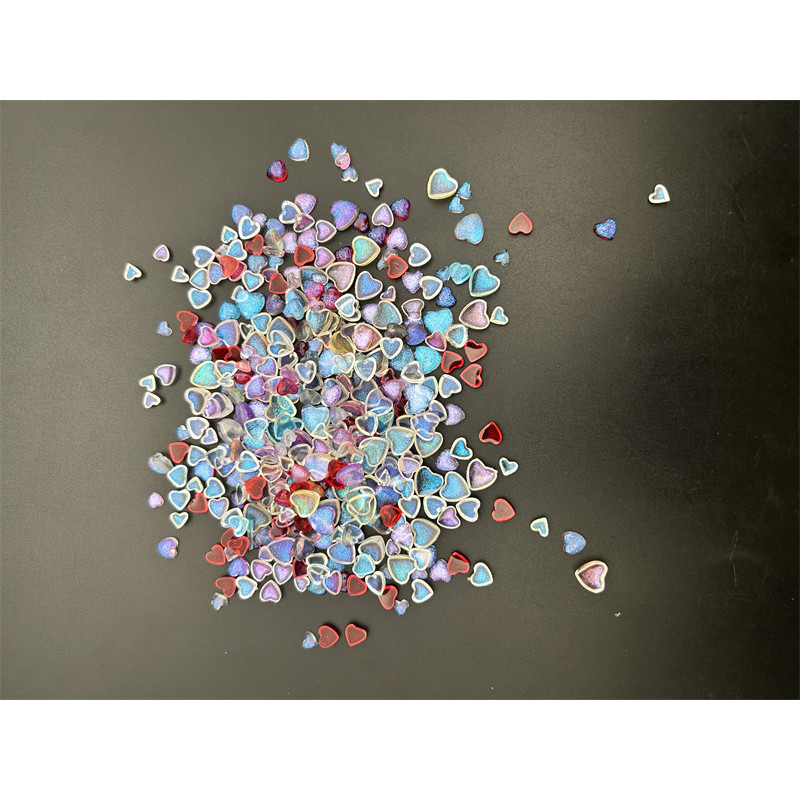 50db Tömeges Exquiste Gyanta Szív Köröm Varázslatok Strasszkő Kawaii Love Mix Méretek Körömdíszítések DIY Manikűr Dísz kellékek