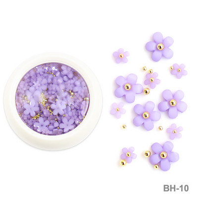 Baltos akrilo gėlės Nagų dailės dekoracijos Mišraus dydžio Kalnų krištolas Raudonas Mėlynas Brangakmenis Manikiūro Įrankiai Priedai „Pasidaryk pats“ Nagų dizainas 5 g