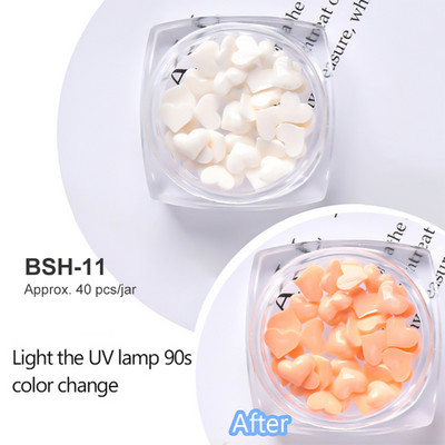 Baltos akrilo gėlės Nagų dailės dekoracijos Mišraus dydžio Kalnų krištolas Raudonas Mėlynas Brangakmenis Manikiūro Įrankiai Priedai „Pasidaryk pats“ Nagų dizainas 5 g