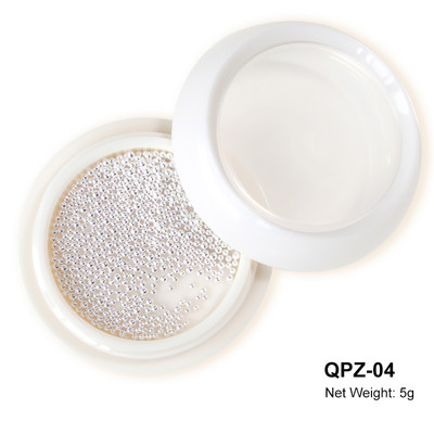 Baltos akrilo gėlės Nagų dailės dekoracijos Mišraus dydžio Kalnų krištolas Raudonas Mėlynas Brangakmenis Manikiūro Įrankiai Priedai „Pasidaryk pats“ Nagų dizainas 5 g