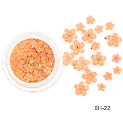 Baltos akrilo gėlės Nagų dailės dekoracijos Mišraus dydžio Kalnų krištolas Raudonas Mėlynas Brangakmenis Manikiūro Įrankiai Priedai „Pasidaryk pats“ Nagų dizainas 5 g