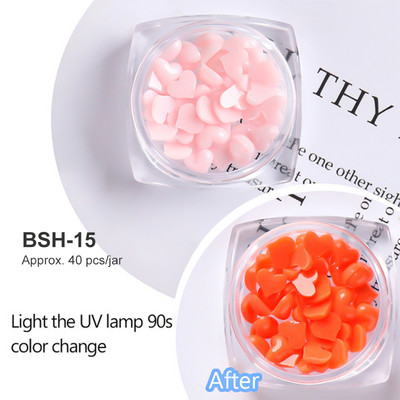 Baltos akrilo gėlės Nagų dailės dekoracijos Mišraus dydžio Kalnų krištolas Raudonas Mėlynas Brangakmenis Manikiūro Įrankiai Priedai „Pasidaryk pats“ Nagų dizainas 5 g