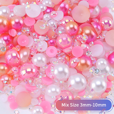 50 gab Kawaii sveķu nagu piekariņi Rhinestones konfektes krāsas karikatūra nagu mākslas rotājumi nagu presēšana piederumi piederumi aksesuāri rotaslietas