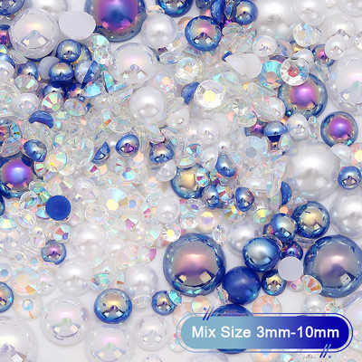 50 gab Kawaii sveķu nagu piekariņi Rhinestones konfektes krāsas karikatūra nagu mākslas rotājumi nagu presēšana piederumi piederumi aksesuāri rotaslietas