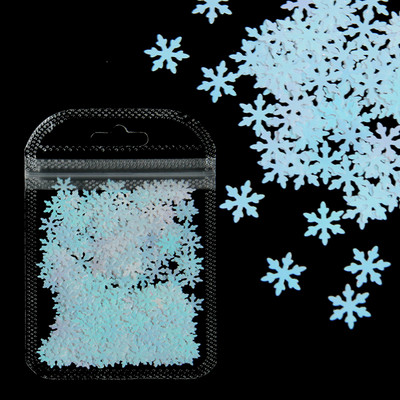 Holografic argint sclipici pentru unghii cu laser în formă de stea Paiete fulgi strălucitori Paillette DIY decorațiuni pentru unghii felii Accesorii