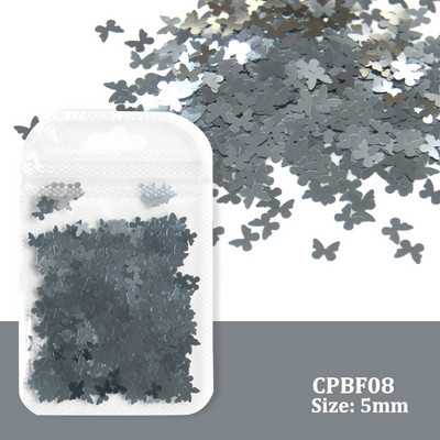 Holografic argint sclipici pentru unghii cu laser în formă de stea Paiete fulgi strălucitori Paillette DIY decorațiuni pentru unghii felii Accesorii