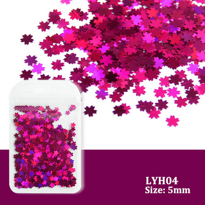 Holografic argint sclipici pentru unghii cu laser în formă de stea Paiete fulgi strălucitori Paillette DIY decorațiuni pentru unghii felii Accesorii