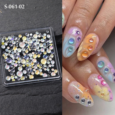 1 kutija Kawaii mini mašna 3D slatki ukrasi za nokte Pink White Butterfly Nails Charms Designs DIY Bowknot Smolasti dodaci za nokte