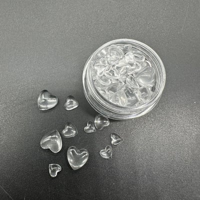 1Box Aurora Heart Love Design Nagu piekariņi Jaukta izmēra kristāla rotaslietas Rhinestones nagu mākslas rotājumiem Kawaii aksesuāri DIY