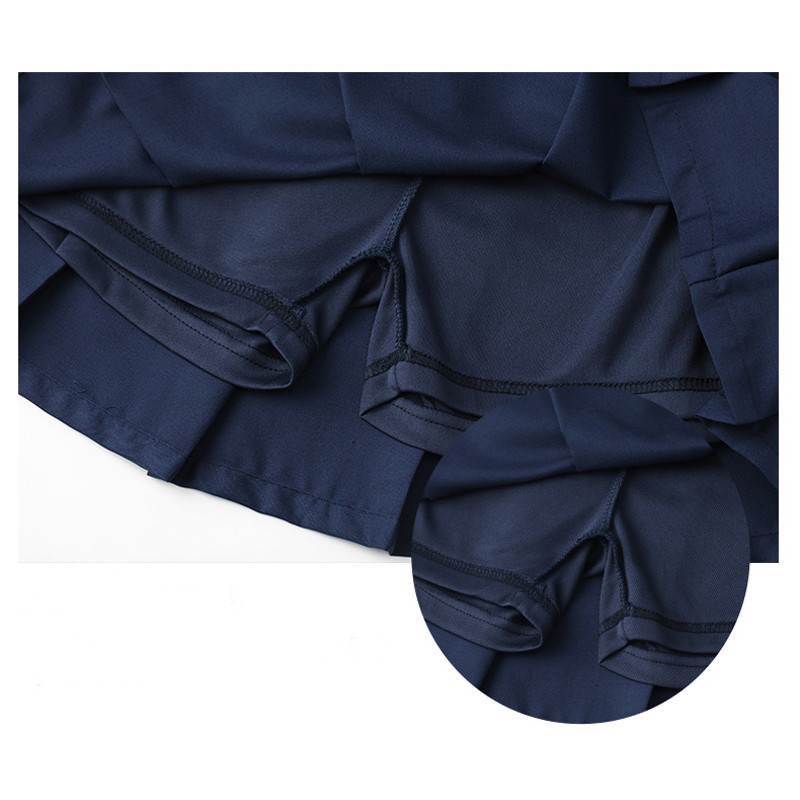 Bērnu kroku svārki kokvilnas meiteņu pusgari haki krāsas svārki, vasaras meitenes deju drēbes pusaudžu tumši zilas formas tērps