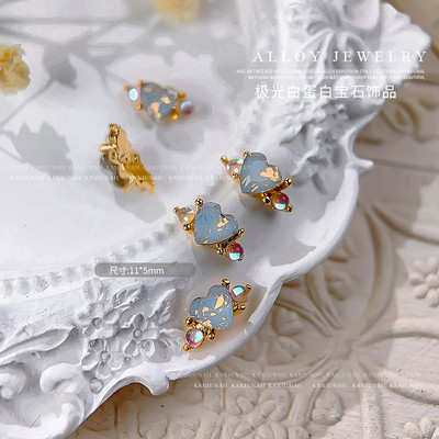 10 gab Baleta deju apavi 3D nagu piekariņi 8 mm rozā metāla deju apavi Lentes nagu mākslas darbi DIY Kawaii baleta loki manikīra piederumi un*&