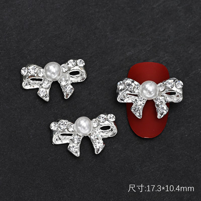 10 gab Baleta deju apavi 3D nagu piekariņi 8 mm rozā metāla deju apavi Lentes nagu mākslas darbi DIY Kawaii baleta loki manikīra piederumi un*&