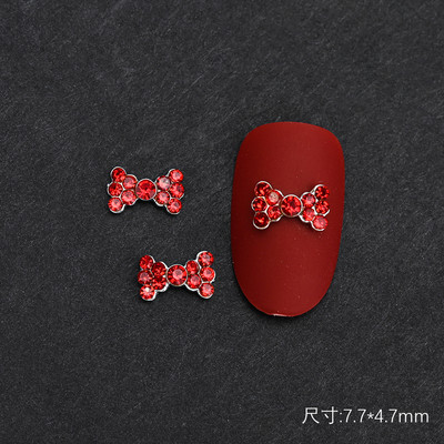 10 gab Baleta deju apavi 3D nagu piekariņi 8 mm rozā metāla deju apavi Lentes nagu mākslas darbi DIY Kawaii baleta loki manikīra piederumi un*&