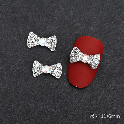 10 gab Baleta deju apavi 3D nagu piekariņi 8 mm rozā metāla deju apavi Lentes nagu mākslas darbi DIY Kawaii baleta loki manikīra piederumi un*&