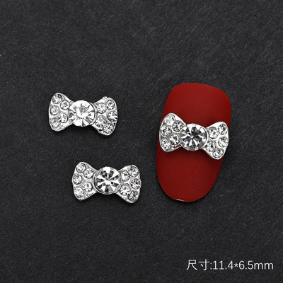 10 gab Baleta deju apavi 3D nagu piekariņi 8 mm rozā metāla deju apavi Lentes nagu mākslas darbi DIY Kawaii baleta loki manikīra piederumi un*&