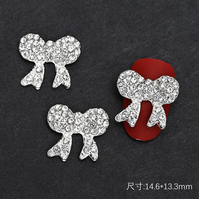 10 gab Baleta deju apavi 3D nagu piekariņi 8 mm rozā metāla deju apavi Lentes nagu mākslas darbi DIY Kawaii baleta loki manikīra piederumi un*&