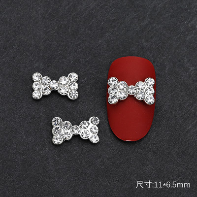 10 gab Baleta deju apavi 3D nagu piekariņi 8 mm rozā metāla deju apavi Lentes nagu mākslas darbi DIY Kawaii baleta loki manikīra piederumi un*&