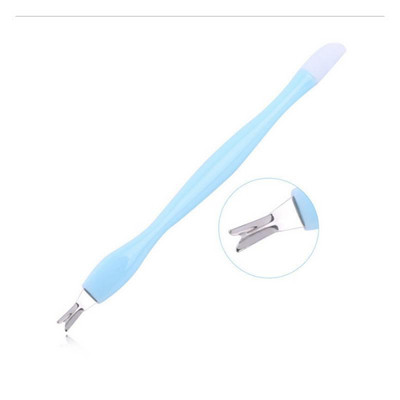 1/2 buc. Furculiță pentru piele moartă, tundetoare, manichiură din oțel inoxidabil, accesorii portabile pentru unghii, împingător de cuticule, pedichiură, unelte pentru unghii