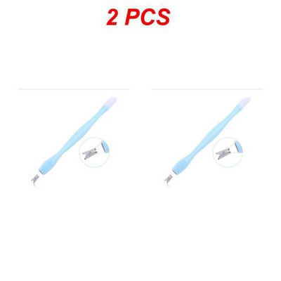 1/2 buc. Furculiță pentru piele moartă, tundetoare, manichiură din oțel inoxidabil, accesorii portabile pentru unghii, împingător de cuticule, pedichiură, unelte pentru unghii