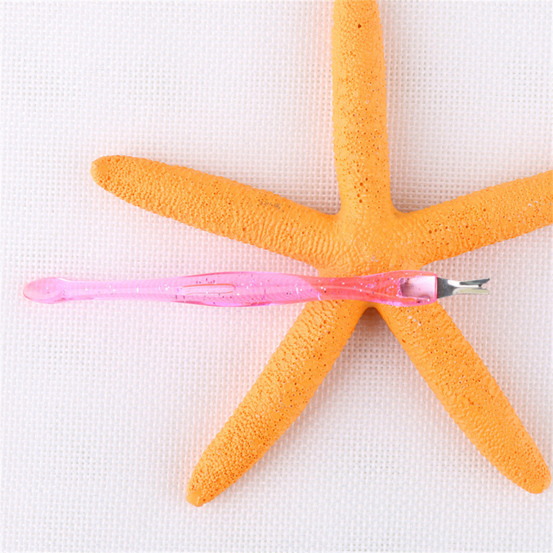 1/2 buc. Furculiță pentru piele moartă, tundetoare, manichiură din oțel inoxidabil, accesorii portabile pentru unghii, împingător de cuticule, pedichiură, unelte pentru unghii