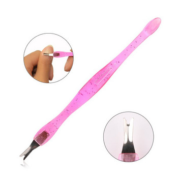 10 τμχ Dead Skin Remover Nail Art Fork Dead Skin Remover Nipper Pusher Trimmer από ανοξείδωτο ατσάλι Πεντικιούρ Νυχιών Εργαλεία περιποίησης νυχιών