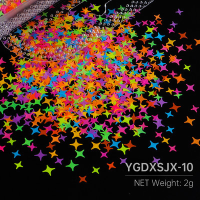 Fluoreszkáló buborék kerek flitterek köröm kiegészítők vegyes méretű kör pelyhek körömdíszítés 3D pöttyös paillettes manikűr