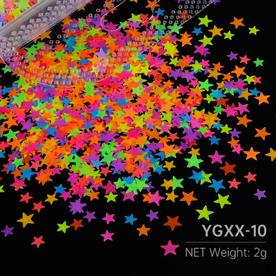 Fluoreszkáló buborék kerek flitterek köröm kiegészítők vegyes méretű kör pelyhek körömdíszítés 3D pöttyös paillettes manikűr