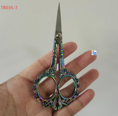 Retro nail art škare zanoktice od nehrđajućeg čelika preciznost za salon za nokte pribor i alat pedikura ljepota dotjerivanje komplet za nokte