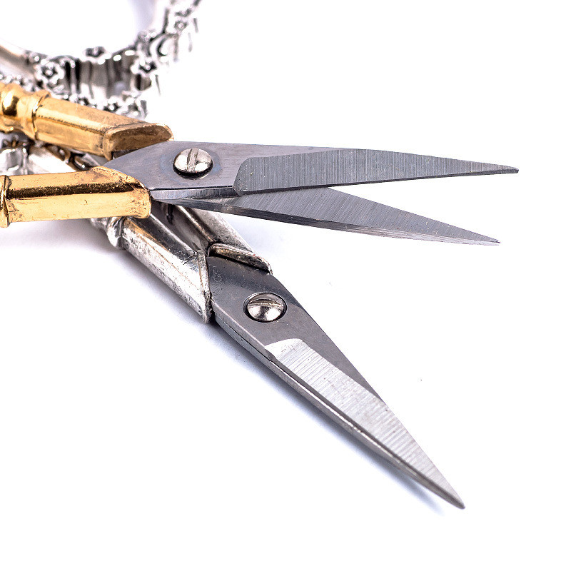 Retro nail art škare zanoktice od nehrđajućeg čelika preciznost za salon za nokte pribor i alat pedikura ljepota dotjerivanje komplet za nokte