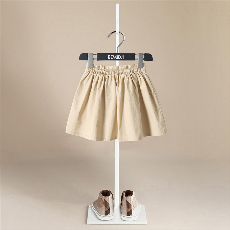 Jauni bērnu meiteņu kokvilnas apdrukas Princeses bantītes rūtaini svārki Saldi lieli bērnu svārki Meiteņu svārki elastīgi viduklim Mini svārki Apģērbi meitenēm