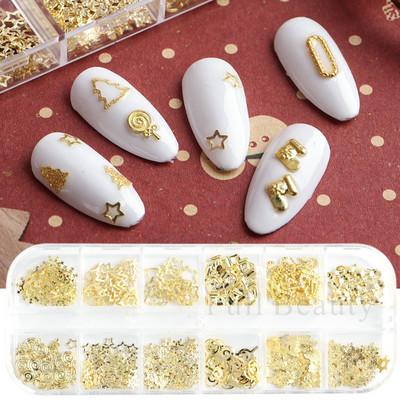 Блестящи цветни мехурчета Nail Art Пайети Блестящи холографски смесени талисмани за нокти с кръгла форма Гел лак Люспи Маникюр Декорации