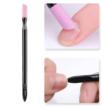 1/3/5Pcs Quartz Stone Nail Pusher Scrub Pen Remover Cuticle Dead Skin Pusher Trimmer Professional Nail Art Care Tools Manicure