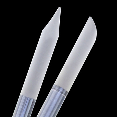 1Gb Candy Color kutikulas stūmējs nagu vīles pedikīrs Precīzs kutikulas noņemšanas līdzeklis manikīram Divpusēji kristāla stikla nagu instrumenti