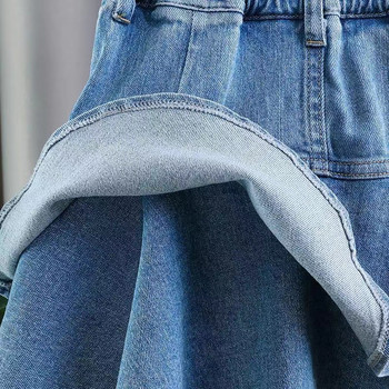 Βρεφική τζιν κοντή φούστα για κορίτσια Καλοκαίρι 2024 Νέα μοντέρνα παιδική κέικ φούστα μισή φούστα Παιδικά ρούχα